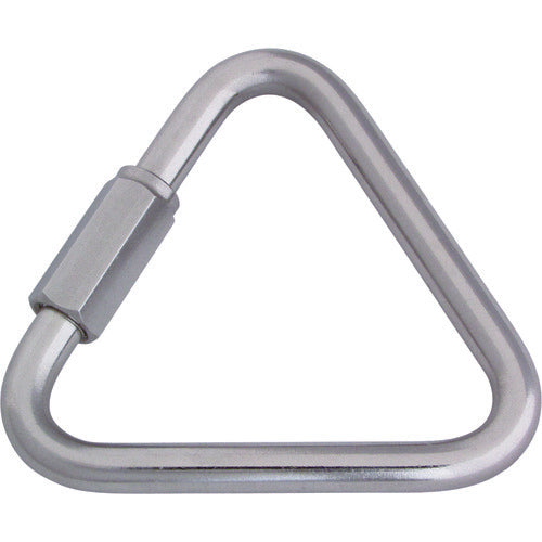 Mizumoto Stainless Steel Triangle Ring Catch, Wire Diameter 6mm, Length 58mm, Inner Width 42mm, B-1461, 1 pc