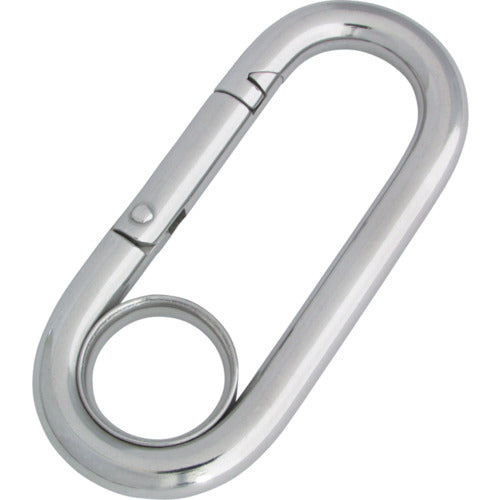 Mizumoto Stainless Steel Petit Carabiner (with Ring) B-162 1 pc