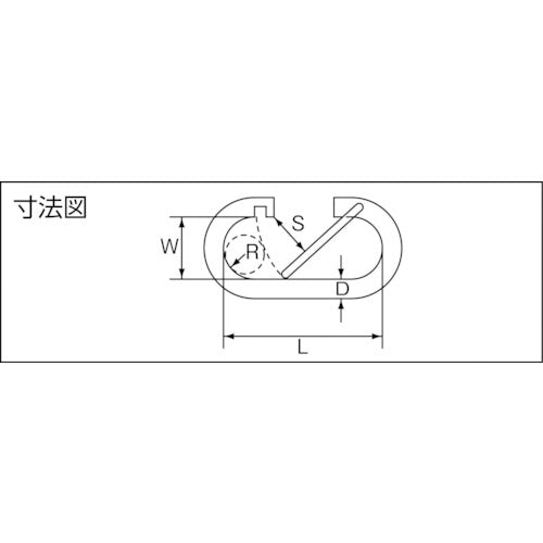 水本　ステンレス　Ｏ型フック　線径３ｍｍ　長さ２２ｍｍ　B-2102　1 個