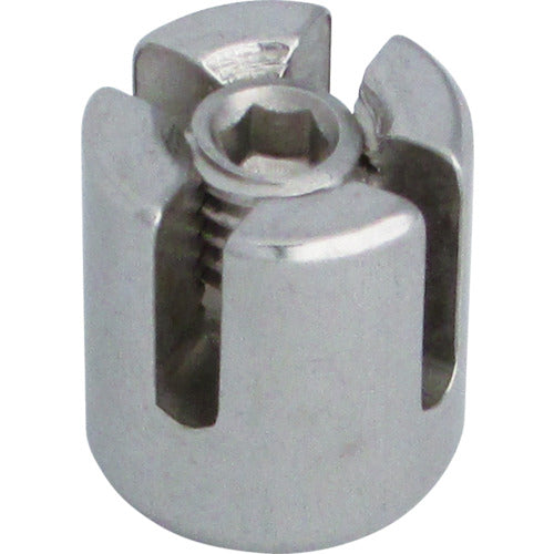 미즈모토 와이어 클립 스테인리스 더블 클립 적합 와이어 직경 4mm B-2144 1개