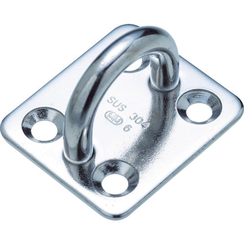 Mizumoto Stainless Steel Eye Plate 25 x 28 mm B-2188 1 pc