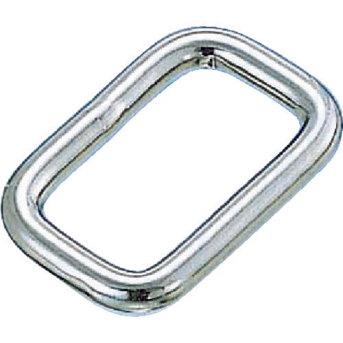 Mizumoto Stainless Steel Square Link, Wire Diameter 3mm, Inner Width 9mm, B-613, 1 pc