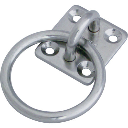 Mizumoto Stainless Steel Round Ring Plate 42mm x 58mm Round Ring Inner Diameter 50mm B-772 1 pc