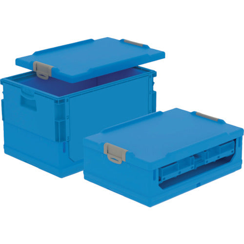 サンコー　折りたたみコンテナー　５６１２９０　コールドオリコンＥＰ３８Ｂ　ブルー　56129000BL503　1 個