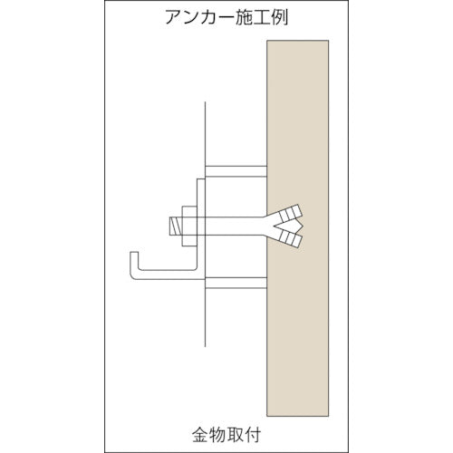 ＵＮＩＫＡ　ルーティアンカー　Ｃタイプ（溶融亜鉛メッキ）　Ｃ−１２７０Ｄ　C-1270D　30 本