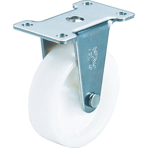 YUEI Plate-type Fixed Caster Nylon Wheel diameter 50mm E type ER type Mounting dimensions 56 x 28 ER-50N 1 piece