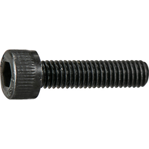 TRUSCO 육각구멍부착 볼트 흑염색 전나사 M4×16 10개입 소량팩/캡볼트(CAP) Y804-0416 1봉지