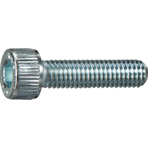 ＴＲＵＳＣＯ　六角穴付ボルト　ユニクロ　全ネジ　Ｍ５×２０　１０本入　少量パック　／キャップボルト（ＣＡＰ）　Y806-0520　1 袋
