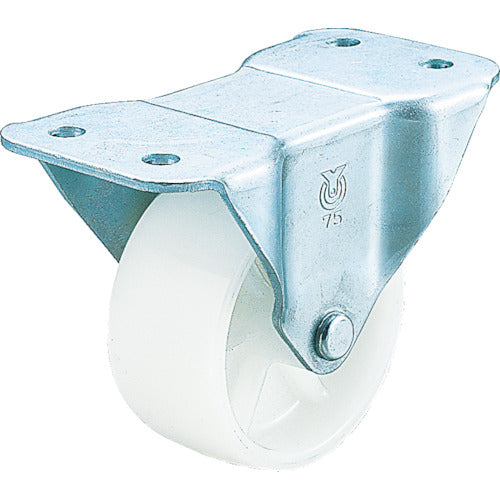 YUEI Plate-type Fixed Caster Nylon Wheel diameter 65mm M type MR type Mounting dimensions 89 x 28 MR-65N 1 piece