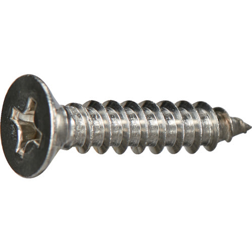 TRUSCO countersunk head tapping screw, Type 1A, stainless steel, M3.5 x 12, 20 pieces, small pack, Y836-3512, 1 bag
