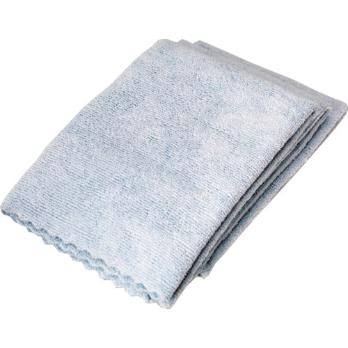 TRUSCO 식품 위생 적합 마이크로 화이버 웨스 400×400mm 블루 3장입 FSAMF-B 1봉