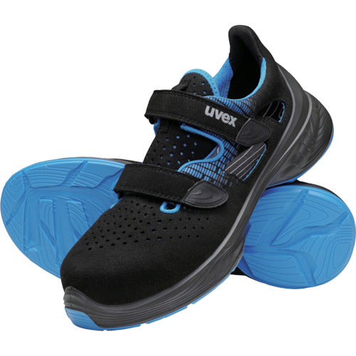 UVEX 1G2 Sandals S1SRC Black/Blue 27cm 6828642 1 pair