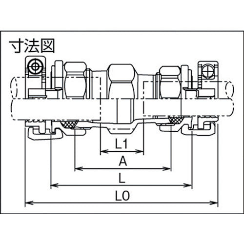 ＳＫカワニシ　ポリエチレン管×塩ビ管用異種管継手　ＳＫＸソケットＰ１３×Ｖ１６　SKX-S-P13XV16　1 個