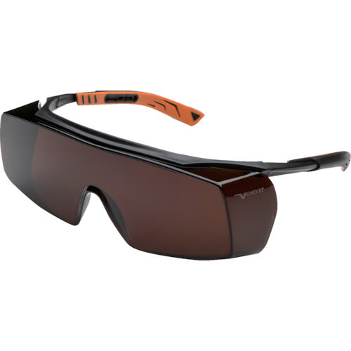 ユニベット　一眼型保護メガネ　オーバーグラス　５Ｘ７　アンバーレンズ　5X7.01.00.09　1 個