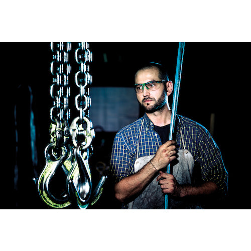 ユニベット　一眼型保護メガネ　５Ｘ１　メタルグレー×グリーン　防曇コーティング付　5X1.03.00.00　1 個