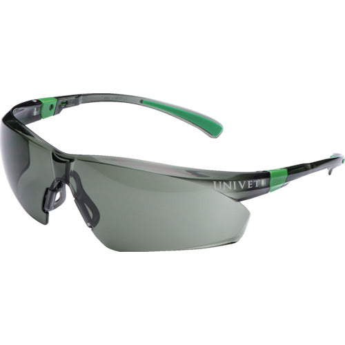 Univet Double Eye Protective Glasses 506UP Black x Green Gray Lens 506U.04.04.05 1 pc