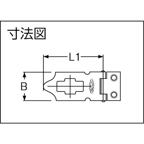 ＳＴＲＯＮＧ　塗りストロング掛金８０ｍｍ　NK-A1-SP-GR-80　1 個