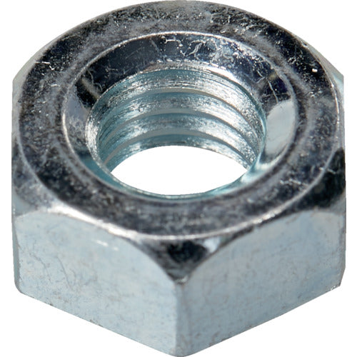 ＴＲＵＳＣＯ　六角ナット１種　ユニクロ　ねじ寸法３／８×１６山　１０本入　少量パック　Y809-0318　1 袋