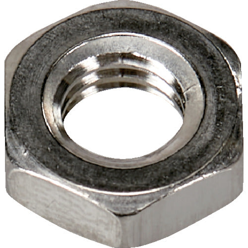 ＴＲＵＳＣＯ　六角ナット３種　ステンレス　ねじ寸法Ｍ３×０．５０　１０本入　少量パック　Y853-0003　1 袋
