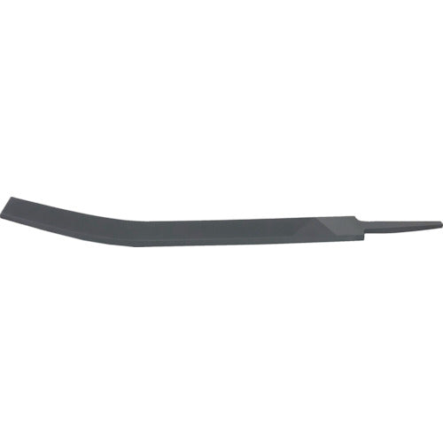 TRUSCO Boat-shaped metal file, flat, medium, blade length 200, THIS200-02, 1 piece