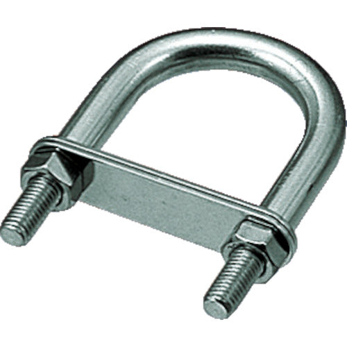 TRUSCO Stainless Steel U-Bolt Type A (1 piece = 1 bag) Working load 0.78kN D10 x L70 x W35mm TUBA-7030 1 piece
