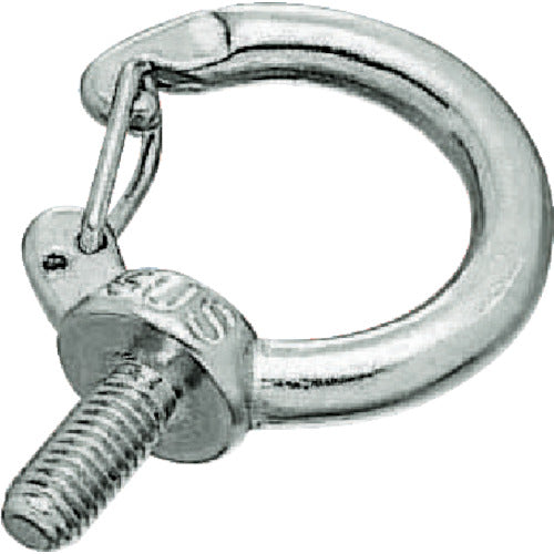 TRUSCO Stainless Steel Hook Eye Bolt Thread Diameter M8X1.25 (1 piece = 1 bag) TFIB-8 1 piece