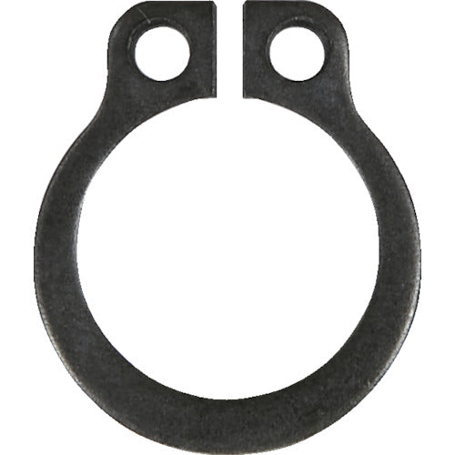 ＴＲＵＳＣＯ　スナップリング軸用　スチール　Ｓ−１５　１０本入　少量パック　Y850-0015　1 袋