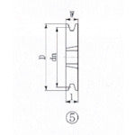 EVN 부싱 풀리 SPB 170mm 홈수 1 SPB170-1 1개