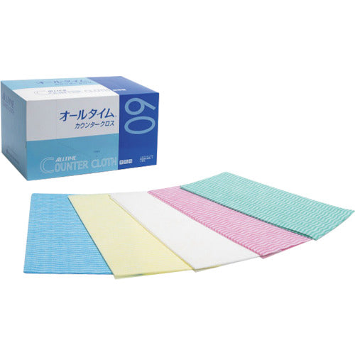Tokyo Medical Counter Cloth, Thick, 35 x 61 cm, Blue (60 sheets) FT-303, 1 box
