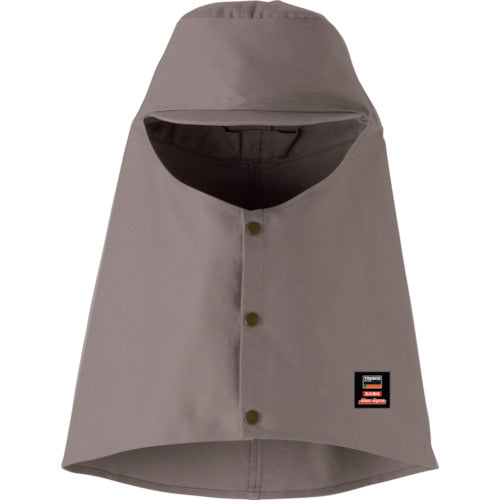 TRUSCO Flame-retardant Welding Cap with Brim Gray LL (Max Dyna) APB-1001LL GL 1 pc