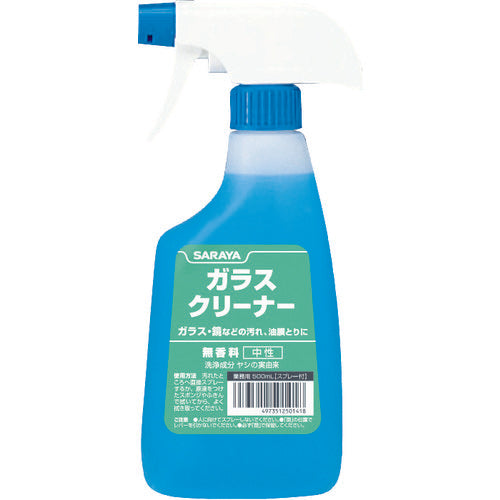 サラヤ　ガラス用洗浄剤　ガラスクリーナー　５００ｍＬスプレー　50141　1 本