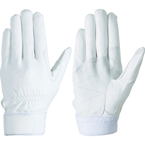 シモン　羊革手袋　セイバーＮｏ．７５白　Ｍ寸　SAVER75 M　1 双