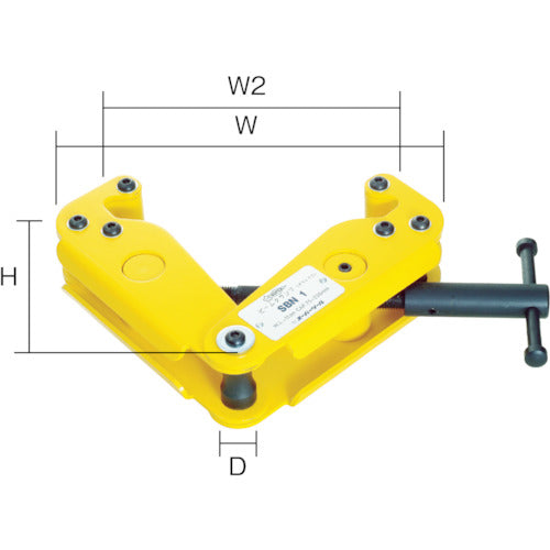 スーパー　ビームクランプ（デラックスタイプ）容量：１ｔｏｎ　SBN1　1 台