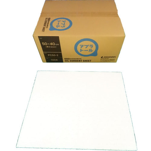 JOHNAN 오일 흡수재 아브라톨 시트 50×40×0.2cm 100장입 PC50-2 1상자