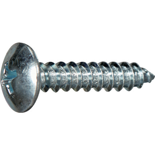 TRUSCO Truss Head Tapping Screw Type 1A Unichrome M4 x 20 20 Pieces Small Pack Y837-0420 1 Bag
