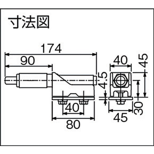 ＤＡＩＫＥＮ　ドアハンガー用オプション　ニュートン２０ダンパー付戸当り　N20-DCS　1 個