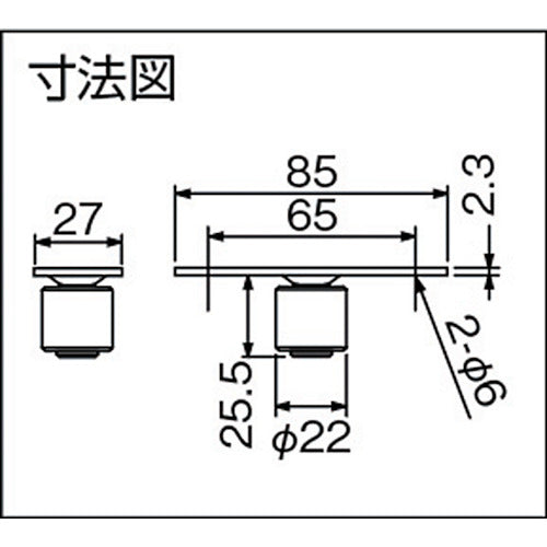 ＤＡＩＫＥＮ　ドアハンガー用オプション　ニュートン２０ガイドローラ　N20-GRO　1 個