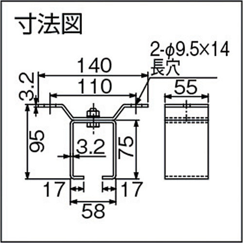ＤＡＩＫＥＮ　ドアハンガー　ニュートン２０天井受一連　N20-OB　1 個