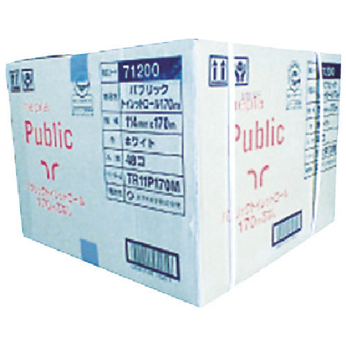 ネピア　トイレットペーパー　パブリック１ロール１７０ｍ　芯なし　４８個入り　71200　1 CS