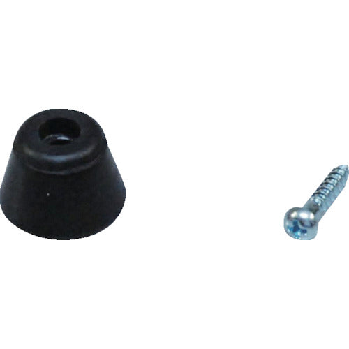 빛 고무 바닥 다리 15mm 원 (4 개입) KG-150 1 PK