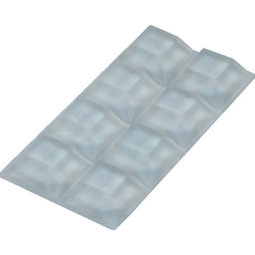 빛 우레탄 쿠션 12mm각 투명(8개입) KKU-120 1 PK