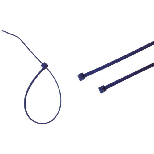 ＰＡＮＤＵＩＴ　異物混入対策　ポリプロピレン製　金属検知対応結束バンド　ＨＡＣＣＰ対策品　１００本入り　ＰＬＴ１Ｍ−Ｃ１８６　PLT1M-C186　1 袋