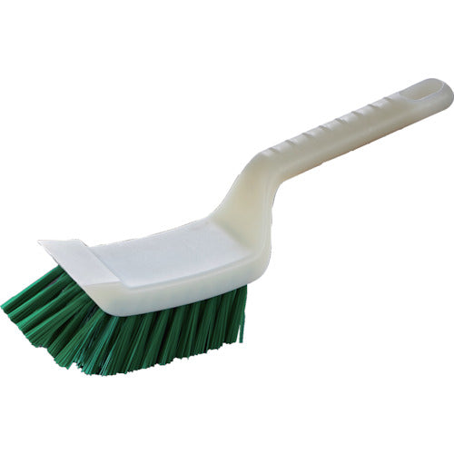 TRUSCO Heat-Resistant Scraper Brush, HACCP Compliant, Green, HRSCBR-GN, 1 Piece