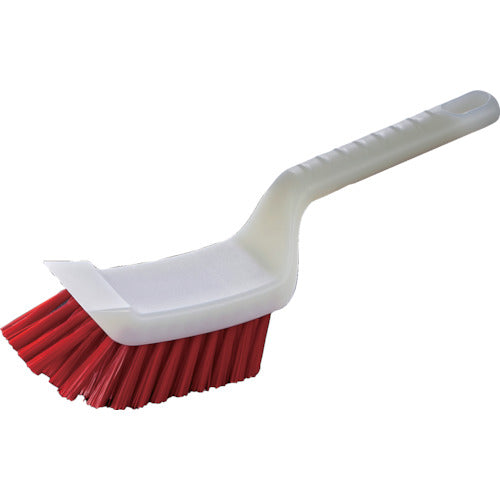 TRUSCO Heat-Resistant Scraper Brush, HACCP Compliant, Red, HRSCBR-R, 1 Piece