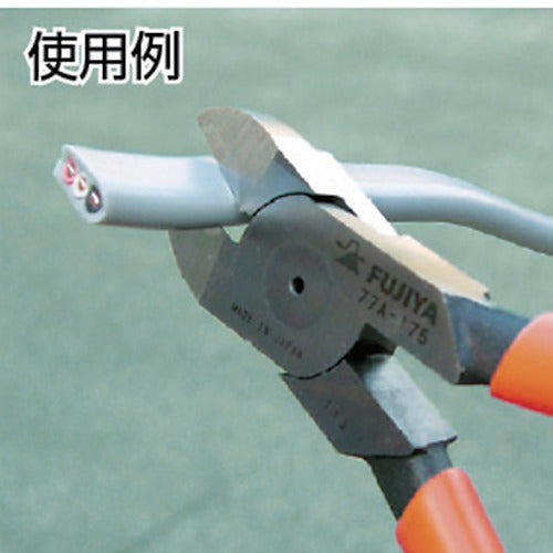 フジ矢　電工ＶＡニッパ２００ｍｍ（ストレート刃）　77A-200　1 丁