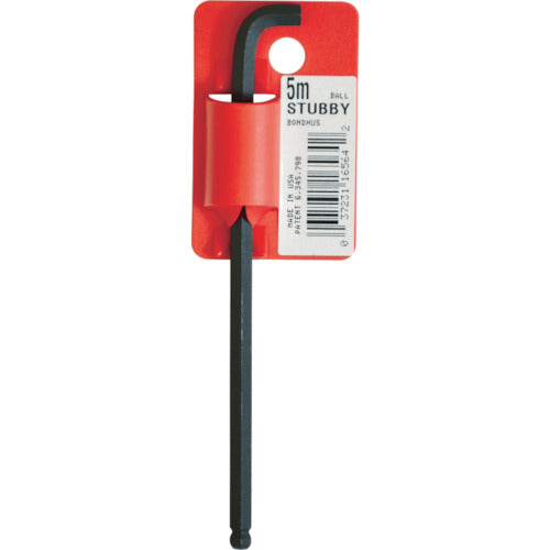 BONDHUS 스태비 볼포인트 L-렌치 롱 2.5mm SL2.5MM 1개