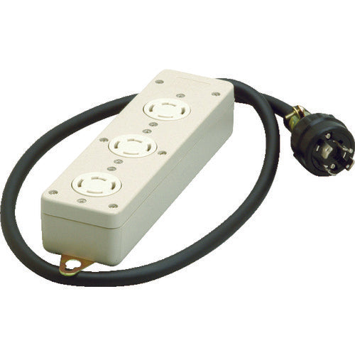 Meiko 3-port grounded plug 3P 1m MR2933 1 pc