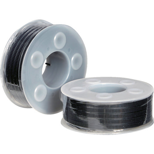 TRUSCO Belt for Small Binding Machine Shime Shime 45 Black 4.5mm x 15m (2 pieces) GJ45BT-15BK 1 box