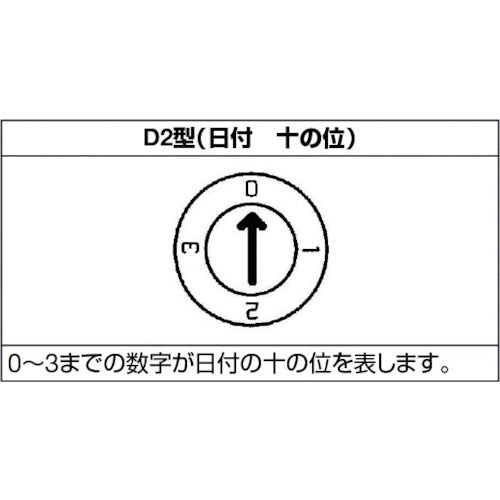 浦谷　金型デートマークＯＰ型　Ｄ２型　外径１０ｍｍ　OP-D2-10　1 個