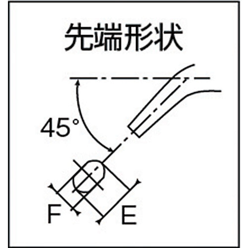 スリーピークス　ロングステンレス先曲ラジオペンチ（バネ付）　１６３ｍｍ　LS-04　1 丁